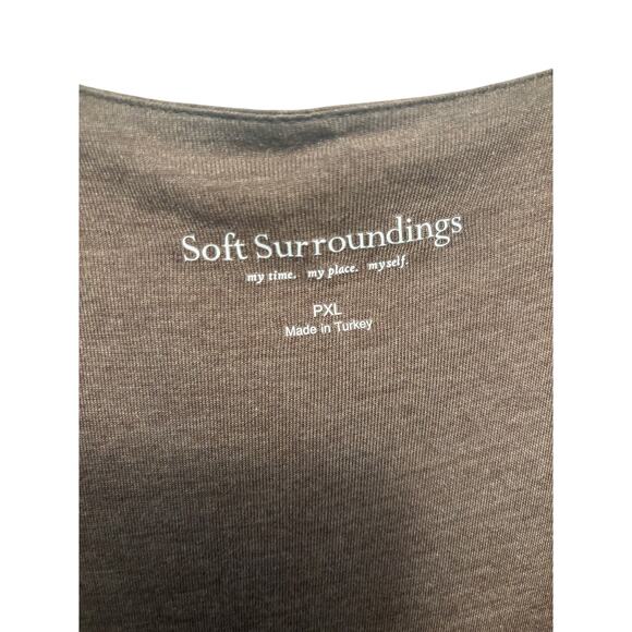 Soft Surroundings Tiered Maxi Dress XL Boho modest church wear - Picture 5 of 5